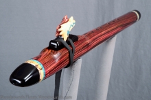 Brazilian Kingwood Native American Flute, Minor, Low E-4, #K57K (1)